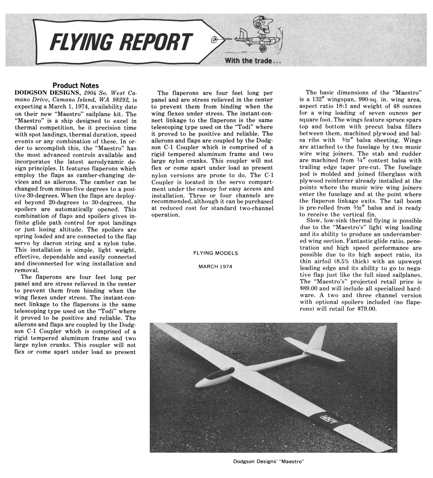 Flying Report